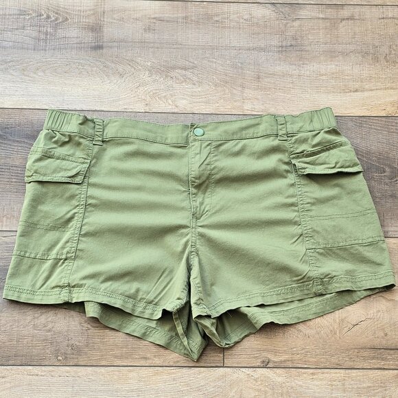 Olive Green Shorts, Size: 2X - Picture 1 of 11
